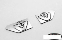 Side Metal V8 Logo For Tamiya 1/14 Scania RC4WD