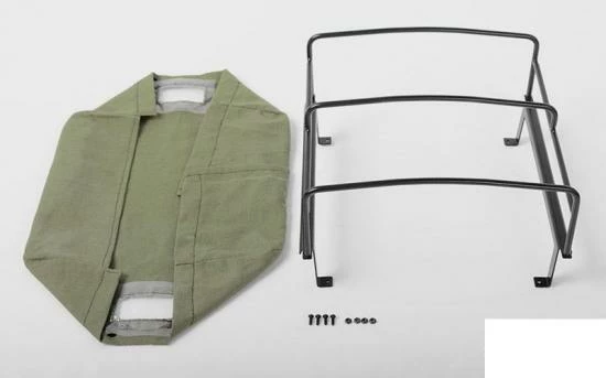 Bed Soft Top W/Cage For RC4WD Mojave II Four Door (Green) RC4WD 1 Bed Soft Top W/Cage For RC4WD Mojave II Four Door (Green) RC4WD