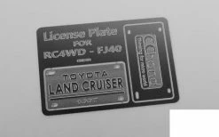 Front License Plate System For RC4WD G2 Cruiser RC4WD -Deals RC4WD Store VVV C0463 3