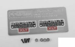Side Metal Emblem For Traxxas TRX-4 79 Bronco Ranger XLT RC4WD