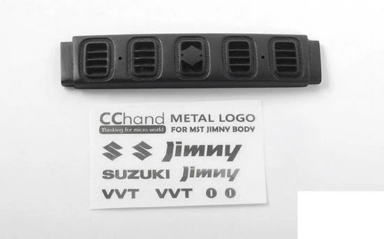 Front Grille For MST 1/10 CMX W/ Jimny J3 Body W/ Front Metal Decals RC4WD 5 Front Grille For MST 1/10 CMX W/ Jimny J3 Body W/ Front Metal Decals RC4WD - Image 5
