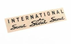 Rear Emblems For Vanquish VS4-10 Origin Halfcab Body (Black) RC4WD