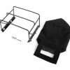 Steel Tube Bed Cage W/ Soft Top For RC4WD Gelande II 2015 Land Rover Defender D90 (Pick-Up) (Black) RC4WD