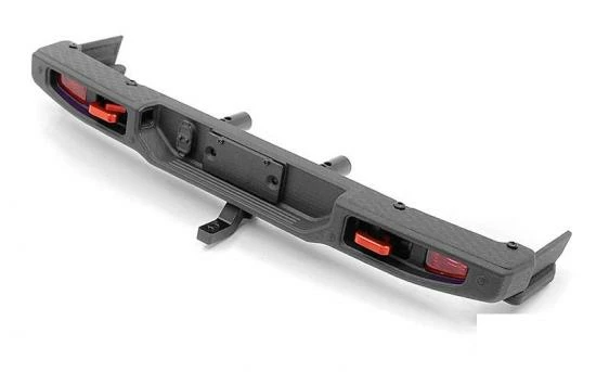 OEM Rear Bumper W/ Tow Hook And License Plate Holder For Axial 1/10 SCX10 III Jeep JT Gladiator RC4WD 2 OEM Rear Bumper W/ Tow Hook And License Plate Holder For Axial 1/10 SCX10 III Jeep JT Gladiator RC4WD - Image 2