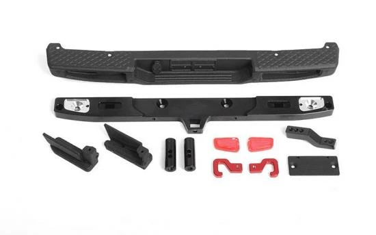 OEM Rear Bumper W/ Tow Hook And License Plate Holder For Axial 1/10 SCX10 III Jeep JT Gladiator RC4WD 6 OEM Rear Bumper W/ Tow Hook And License Plate Holder For Axial 1/10 SCX10 III Jeep JT Gladiator RC4WD - Image 6