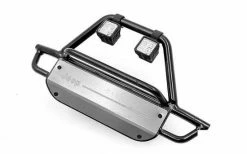 KS Steel Front Bumper W/ Lights For Axial 1/10 SCX10 III Jeep JLU Wrangler RC4WD