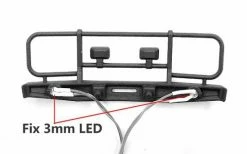 VVV-C1148 Micro Series Tube Front Bumper W/ Flood Lights For Axial SCX24 1/24 1967 Chevrolet C10 RC4WD -Deals RC4WD Store VVV C1147 4