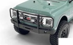 VVV-C1148 Micro Series Tube Front Bumper W/ Flood Lights For Axial SCX24 1/24 1967 Chevrolet C10 RC4WD -Deals RC4WD Store VVV C1147 5