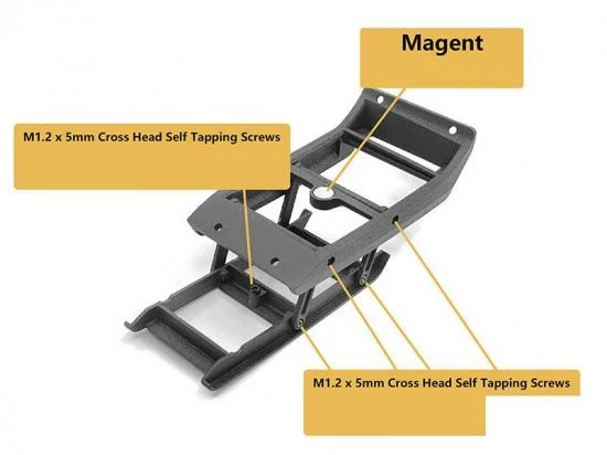 Side Extension Ladder For Traxxas TRX-4 2021 Bronco RC4WD 5 Side Extension Ladder For Traxxas TRX-4 2021 Bronco RC4WD - Image 5