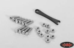 RC4WD Ultra Scale Hardened Steel Driveshaft Nuts Bolts & Wrench X10 RC4WD