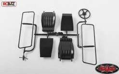 RC4WD Chevrolet Blazer Seat Backs Steering Column Window Surround Parts Tree