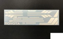 RC4WD Clean Stripes For Mojave II 2/4 Door Decal Sheet (White) RC4WD