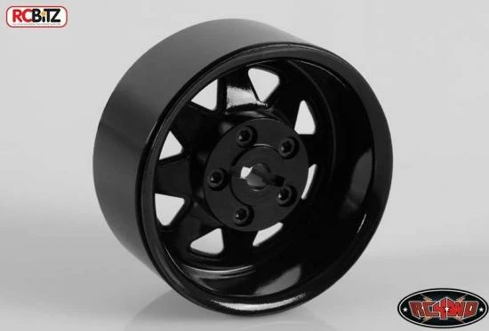 RC4WD 5 Lug Wagon 1.9 Steel Stamped Beadlock Wheels (Black) 2 RC4WD 5 Lug Wagon 1.9 Steel Stamped Beadlock Wheels (Black) - Image 2