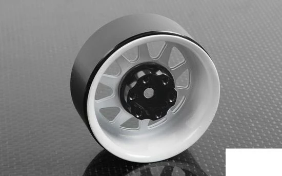 RC4WD OEM Stamped Steel 1.9 Single Beadlock Wheel (White) 6 RC4WD OEM Stamped Steel 1.9 Single Beadlock Wheel (White) - Image 6