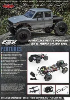 RC4WD C2X Class 2 Competition Truck With Mojave II 4 Door Body -Deals RC4WD Store Z RTR0042 5