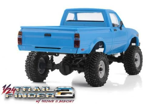 RC4WD 1/24 Trail Finder 2 RTR W/ Mojave II Hard Body Set (Blue) RC4WD 2 RC4WD 1/24 Trail Finder 2 RTR W/ Mojave II Hard Body Set (Blue) RC4WD - Image 2