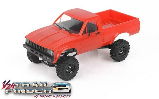 RC4WD 1/24 Trail Finder 2 RTR W/ Mojave II Hard Body Set (Red) RC4WD 1 RC4WD 1/24 Trail Finder 2 RTR W/ Mojave II Hard Body Set (Red) RC4WD
