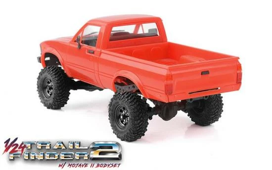 RC4WD 1/24 Trail Finder 2 RTR W/ Mojave II Hard Body Set (Red) RC4WD 2 RC4WD 1/24 Trail Finder 2 RTR W/ Mojave II Hard Body Set (Red) RC4WD - Image 2
