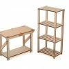 RC4WD 1/10 Wood Garage Shelves And Work Bench Set RC4WD