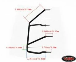 RC4WD Roll Bar For Tamiya Body Sets With Light Bar -Deals RC4WD Store Z S0357 6
