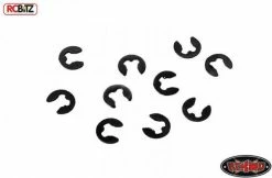 RC4WD 10 M2 E-clip For R3 2 Speed Tranny Transmission RC4WD Warn Snatch Black