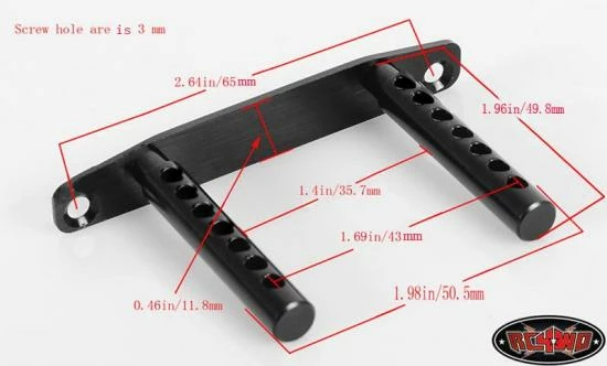 RC4WD Tough Armor Rear Machined Bumper Mount For Trail Finder 2 5 RC4WD Tough Armor Rear Machined Bumper Mount For Trail Finder 2 - Image 5