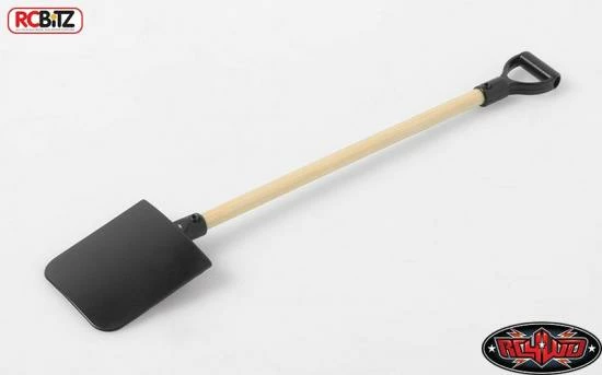 RC4WD Scale Garage Series 1/10 Wooden Handle Boulder Flat Shovel W/D-Grip 2 RC4WD Scale Garage Series 1/10 Wooden Handle Boulder Flat Shovel W/D-Grip - Image 2