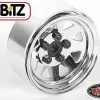 RC4WD 5 Lug Wagon 1.9 Steel Stamped Beadlock Wheels (Chrome)