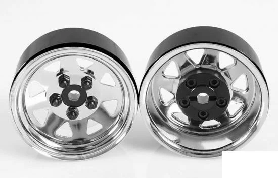RC4WD 5 Lug Wagon 1.9 Steel Stamped Beadlock Wheels (Chrome) 2 RC4WD 5 Lug Wagon 1.9 Steel Stamped Beadlock Wheels (Chrome) - Image 2