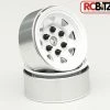 RC4WD Stamped Steel 1.55 Stock White Beadlock Wheel