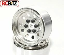 RC4WD Pro10 1.9 Steel Stamped Beadlock Wheel (Silver)