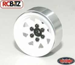 RC4WD 6 Lug Wagon 1.9 Steel Stamped Beadlock Wheels (White)