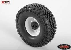 RC4WD 6 Lug Wagon 1.9 Steel Stamped Beadlock Wheels (White) -Deals RC4WD Store Z W0128 3