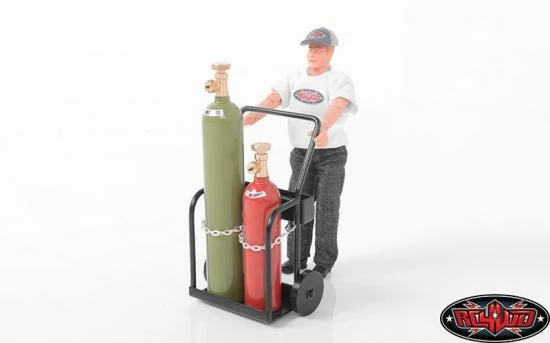 RC4WD Scale Garage Series 1/10 Dual Tank Welders Cart 4 RC4WD Scale Garage Series 1/10 Dual Tank Welders Cart - Image 4